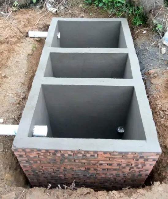 农村自建房化粪池施工